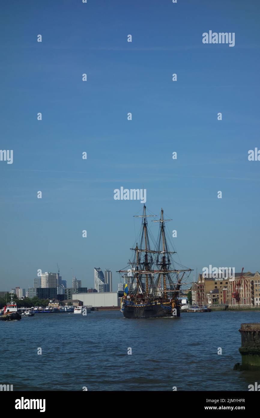 Götheborg di Svezia, Tamigi, Londra, Regno Unito Foto Stock