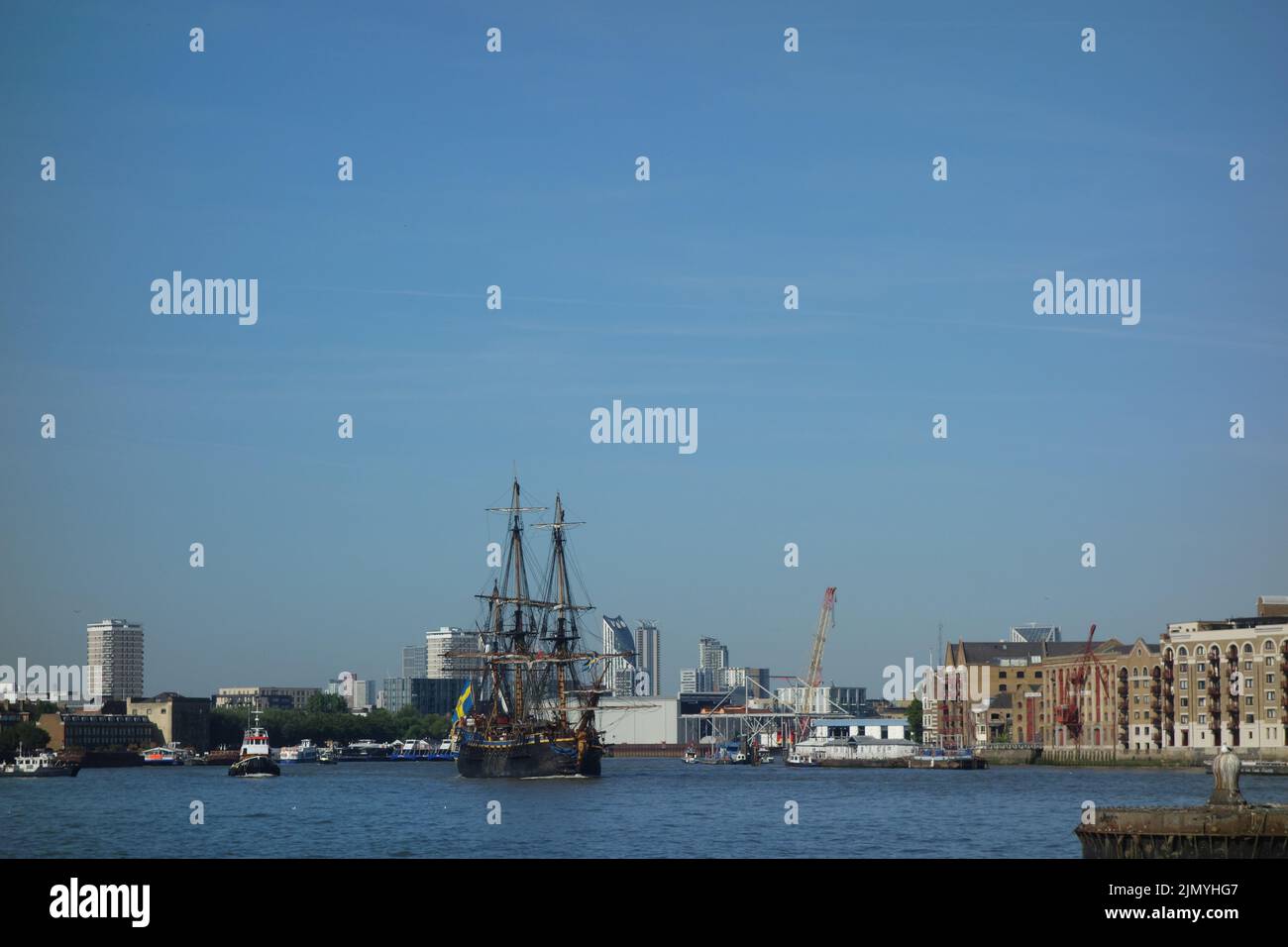 Götheborg di Svezia, Tamigi, Londra, Regno Unito Foto Stock