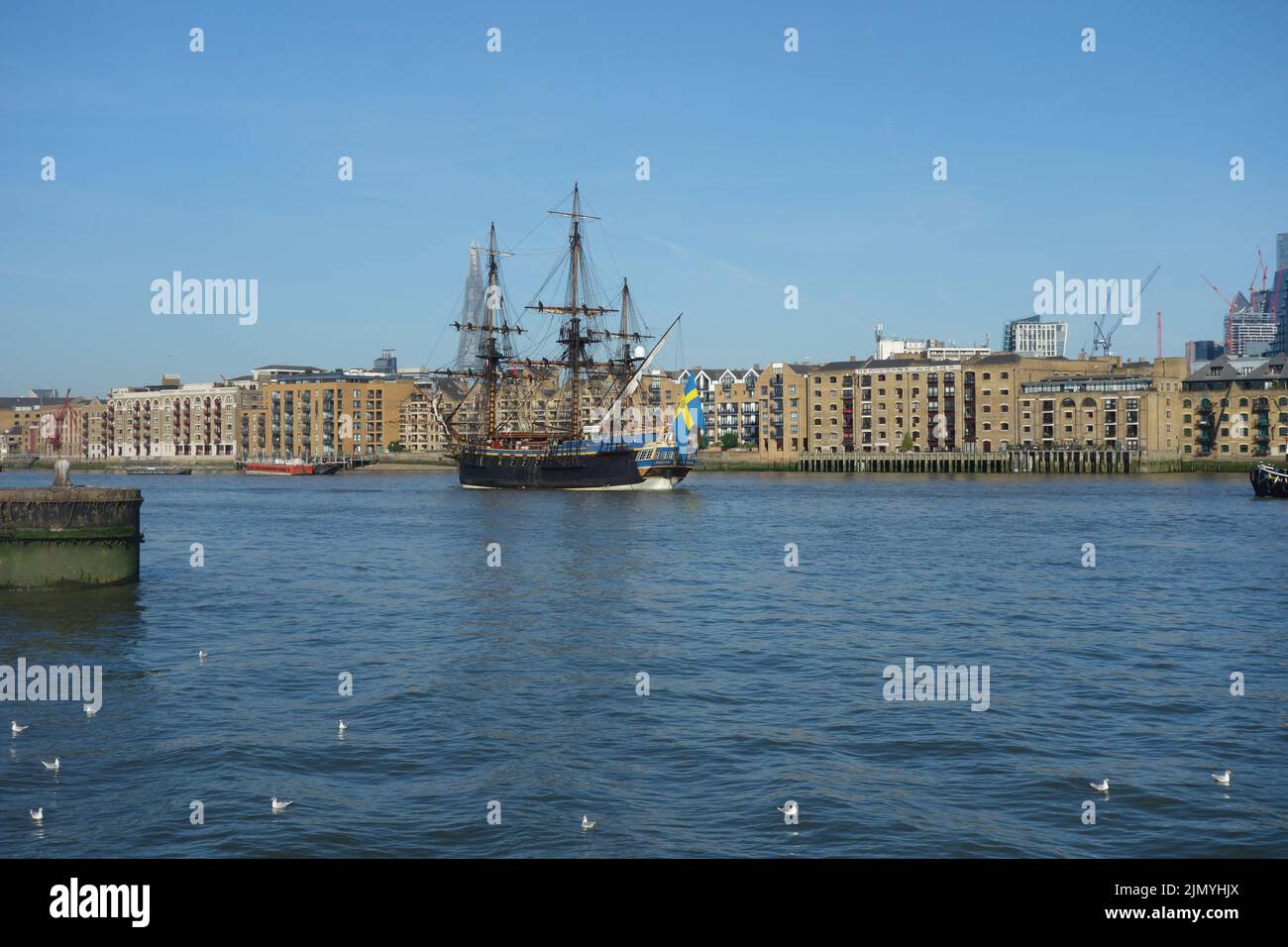 Götheborg di Svezia, Tamigi, Londra, Regno Unito Foto Stock