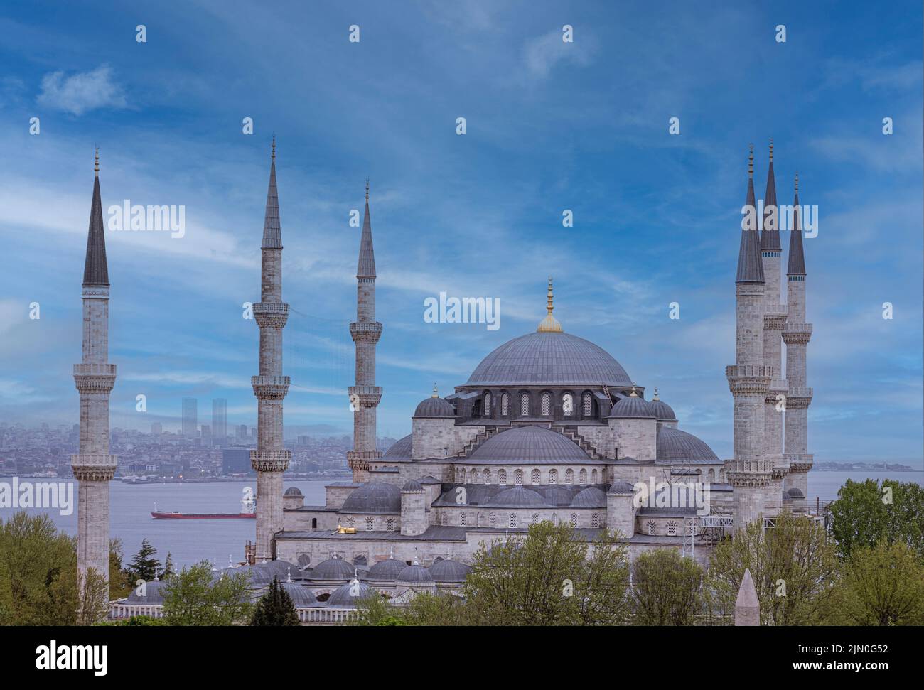 Istanbul, Turchia - 29 aprile 2022 - la Moschea di Hagia Sophia. Foto Stock