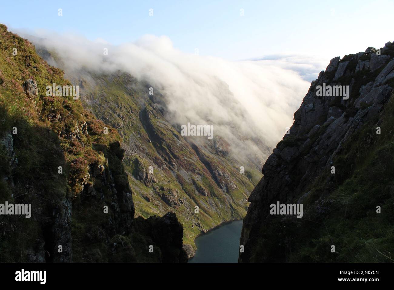 Cadair Idris Llyn Cau Foto Stock