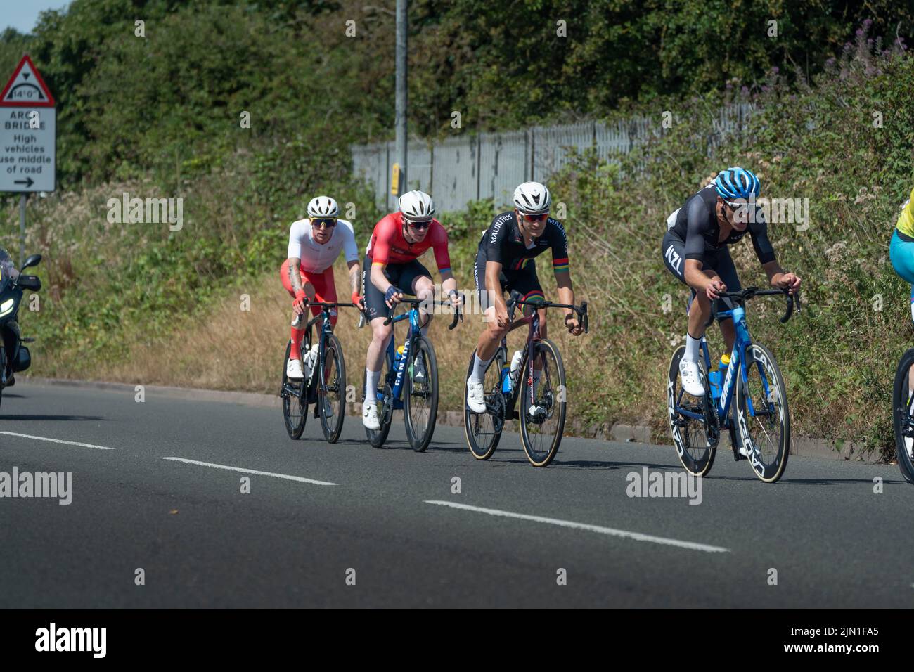 Commonwealth Games 2022 Road Race Cycling Warwick Foto Stock