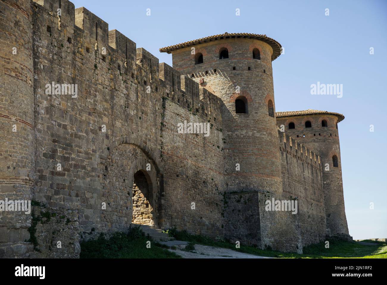 Citazioni di Carcassonne, Francia, Europa Foto Stock