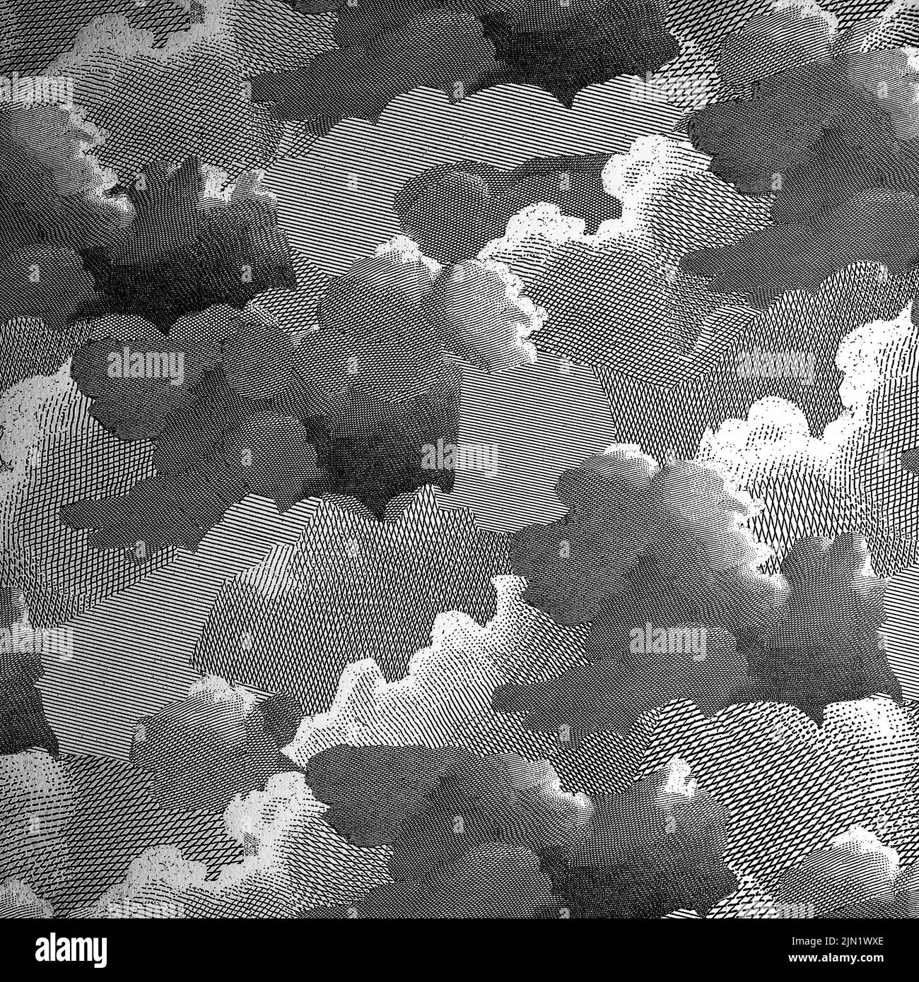 Nubi astratte Foto Stock