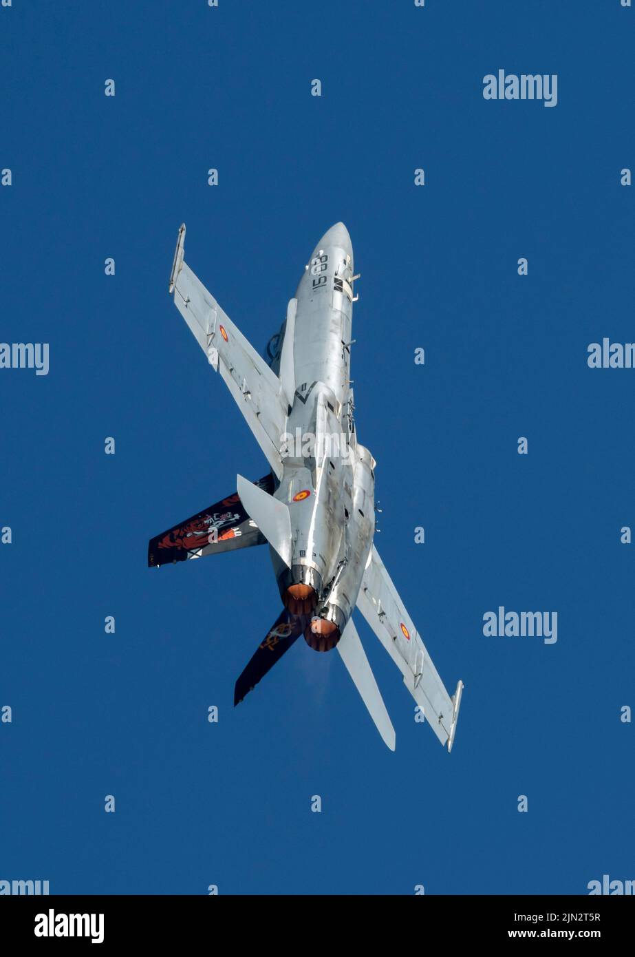 Aeronautica spagnola, McDonnell Douglas F/A-18 Hornet, al Royal International Air Tattoo Foto Stock