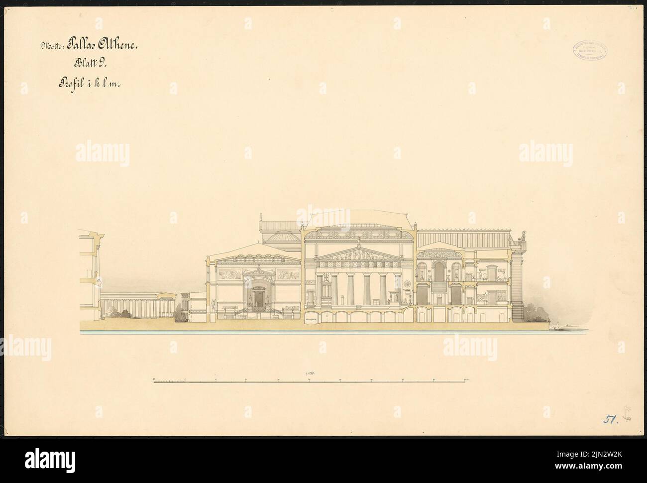 Spielberg Herrmann (1827-1886): Concorso Isola dei Musei, Berlino Foto Stock