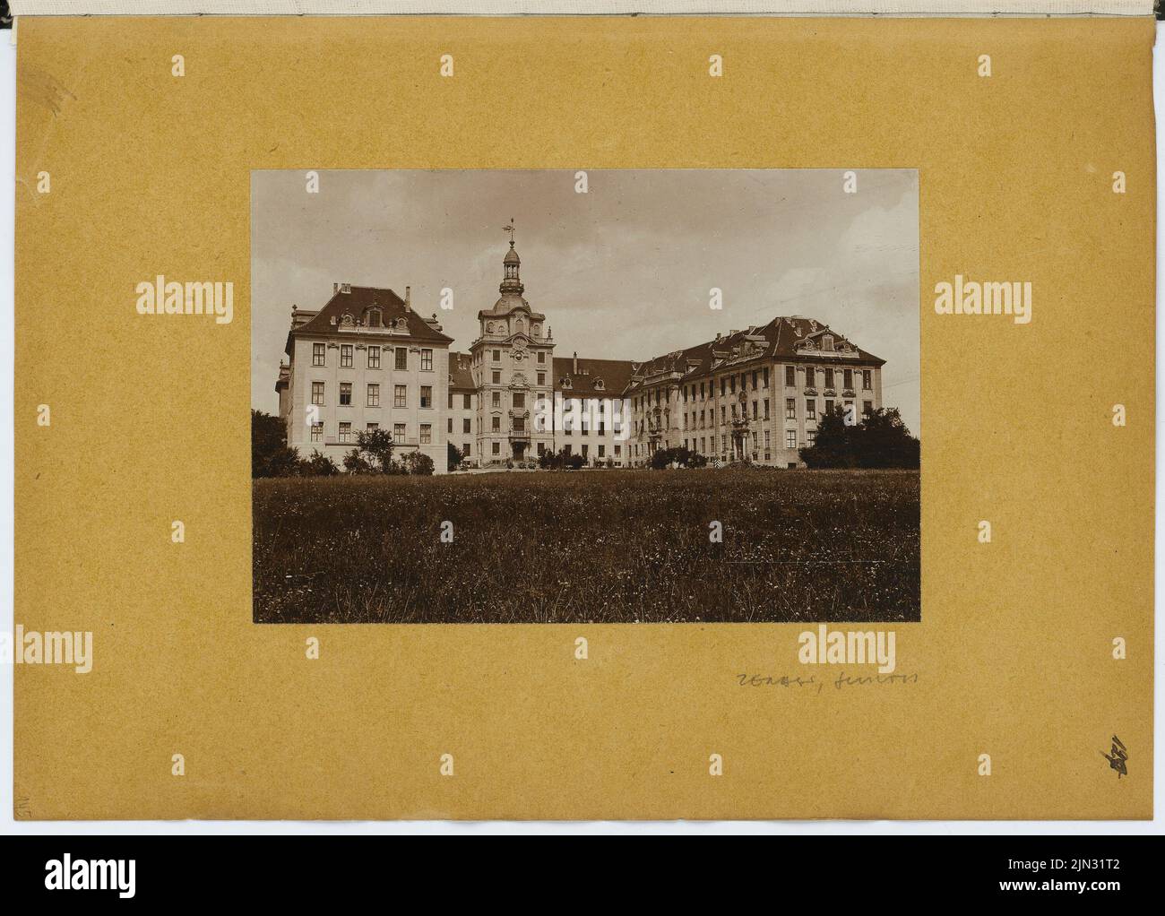 Stiehl otto (1860-1940): Schizzo e album fotografico 11: Castello di Zerbst Foto Stock