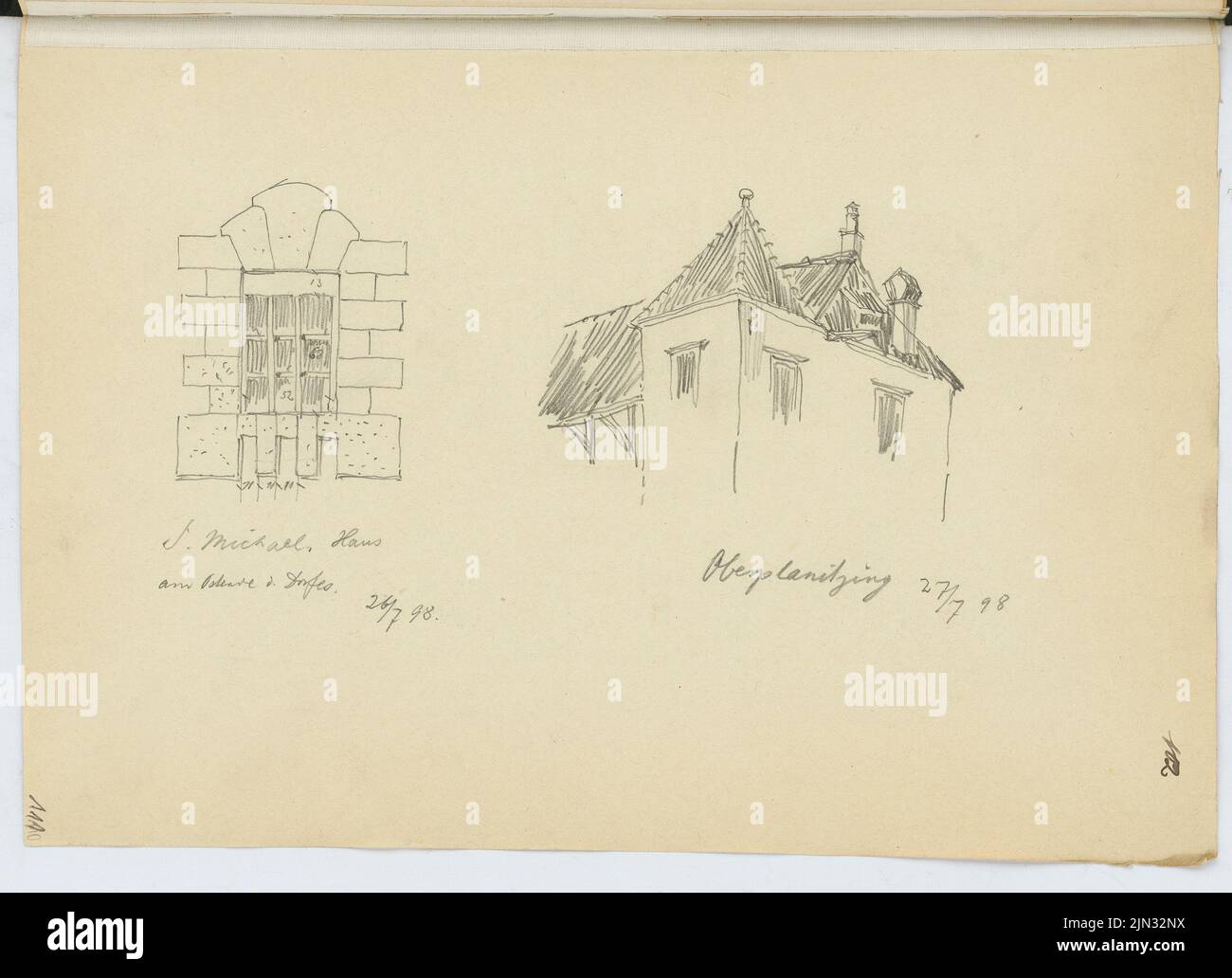 Stiehl otto (1860-1940): Album fotografico 13: St. Michael, Oberplanitzing Foto Stock