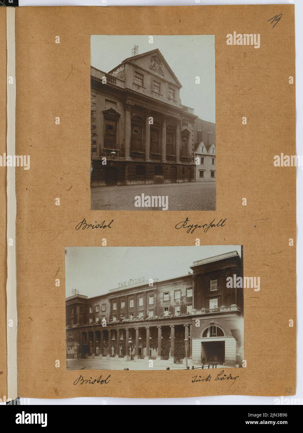 Coopers Hall, Bristol. Bagni Turchi, Bristol: Viste (da: Schizzo e album fotografico 26) Foto Stock