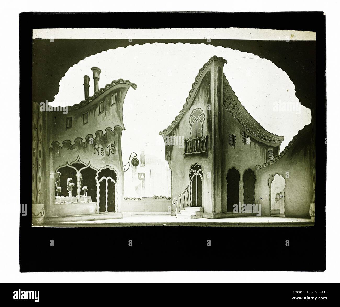 Progettazione di palco: Visualizza il design di palco Foto Stock