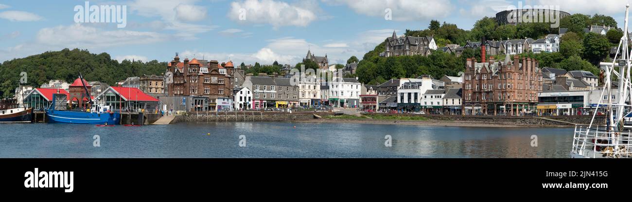 Oban Panorama, Argyll, Scozia Foto Stock