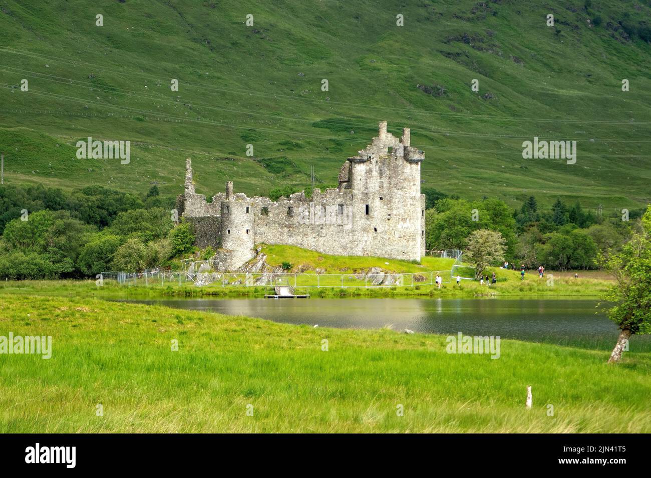 Kilchurn Castle e Loch Awe, Argyll, Scozia Foto Stock