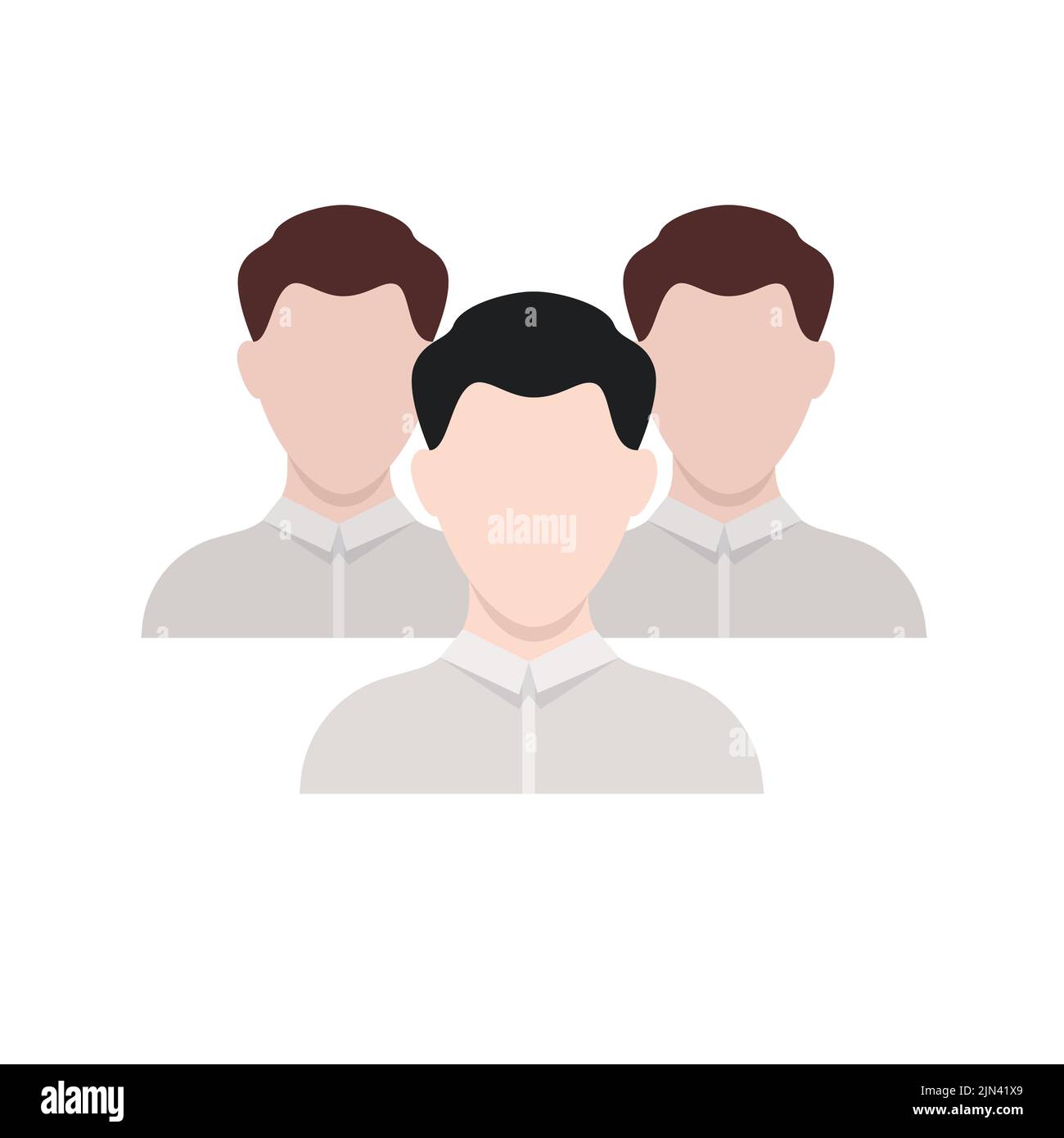Icona vettoriale del team. Illustrazione Vettoriale