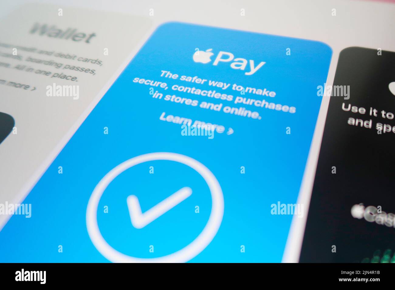 Apple Pay Foto Stock