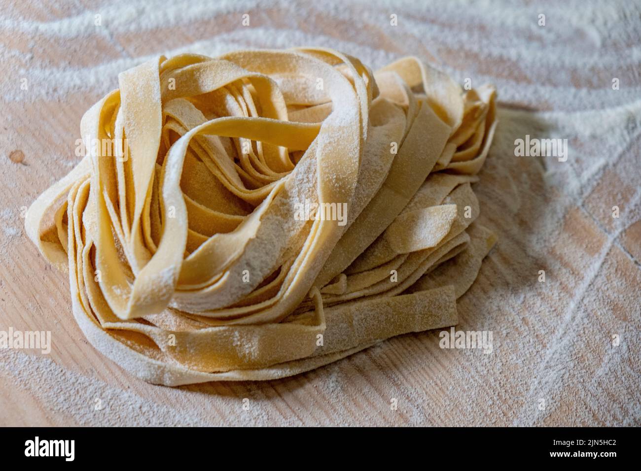 Pasta fatta in casa Foto Stock