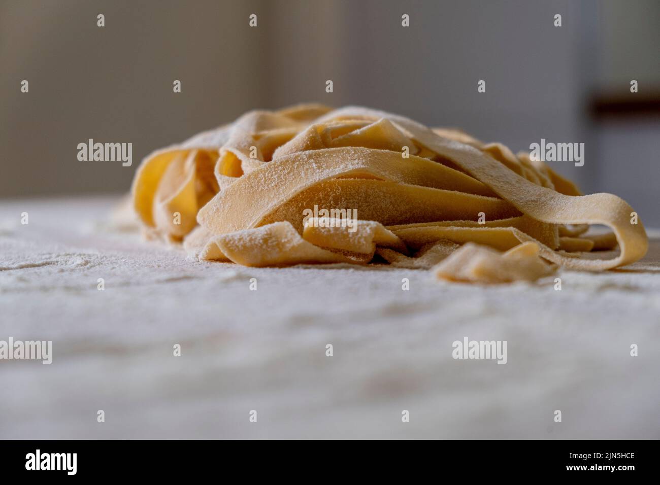 Pasta fatta in casa Foto Stock