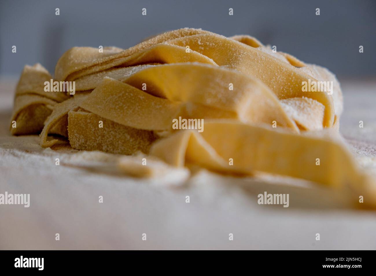 Pasta fatta in casa Foto Stock