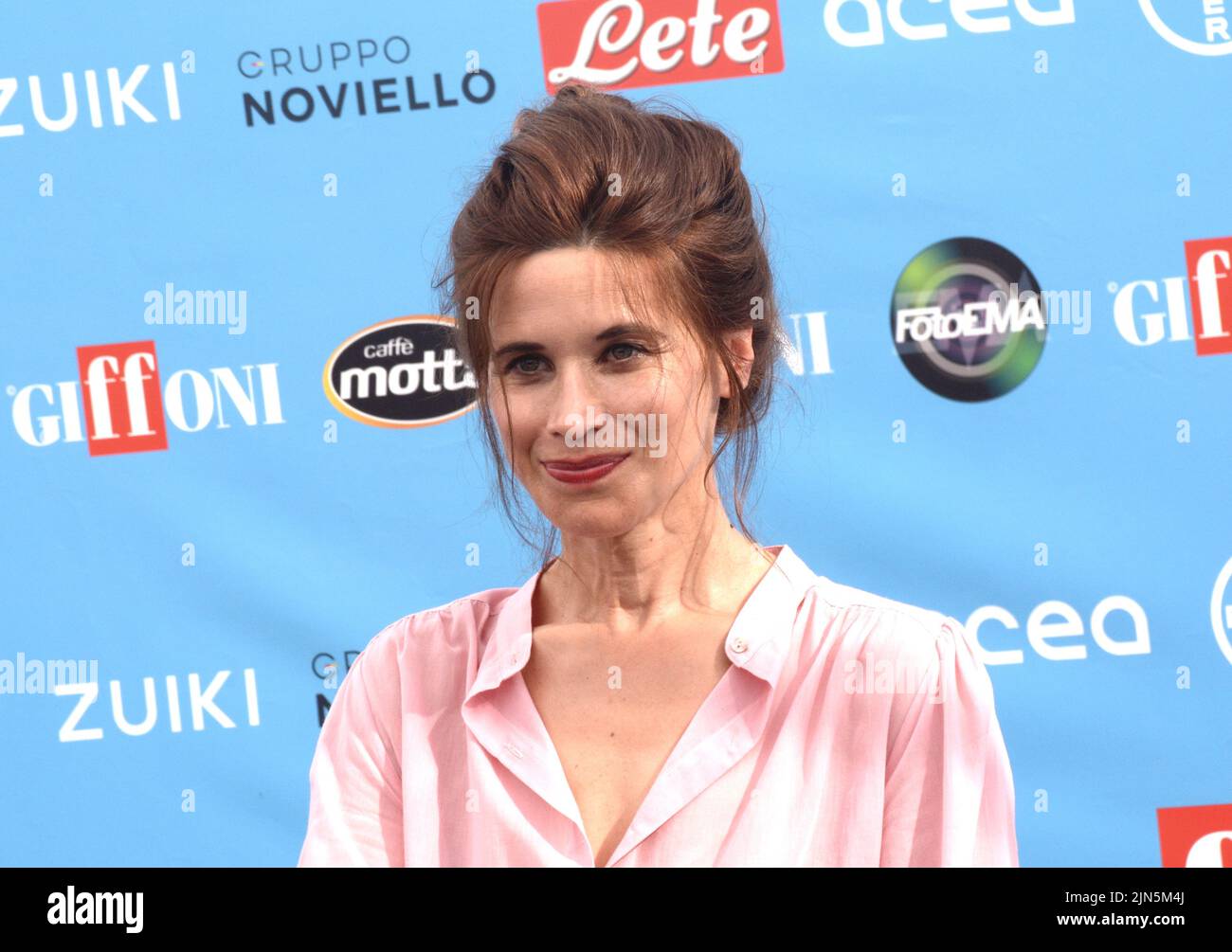 25 luglio 2022, Giffoni Valle piana, Italia: Valentina Cervi al Giffoni Film Festival 2022 a Giffoni Valle piana. (Credit Image: © Giovanni Lemba/Pacific Press via ZUMA Press Wire) Foto Stock