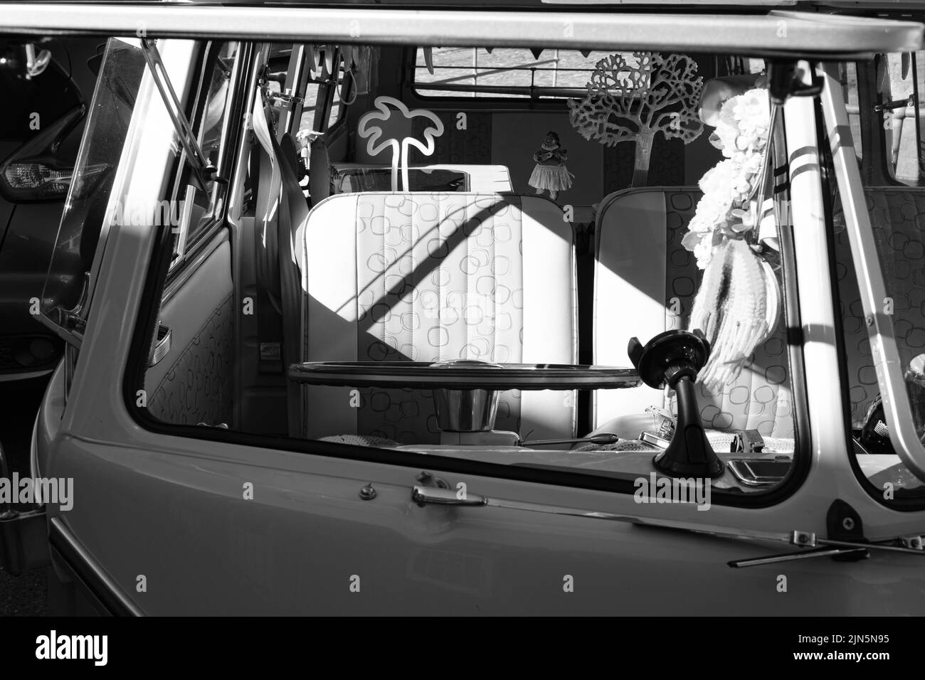 Bella splitscreen VW Camper Foto Stock