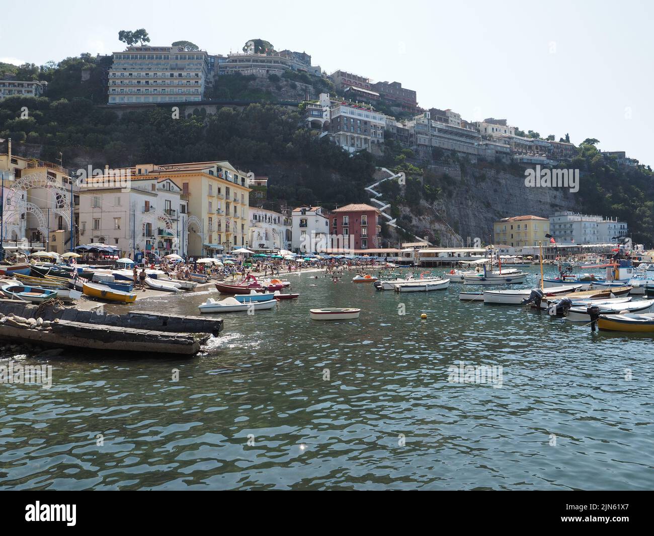 Marina Grande a Sorrento, Campania, Italia Foto Stock