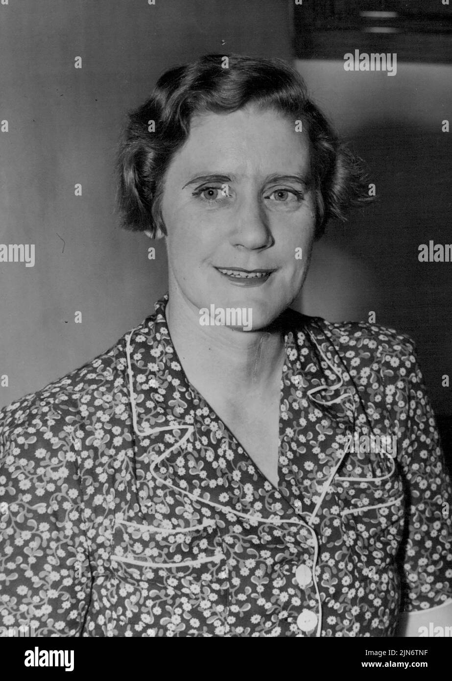 Stella Swinney, Dipartimento di ricostruzione postbellica. Giugno 27, 1946. Foto Stock