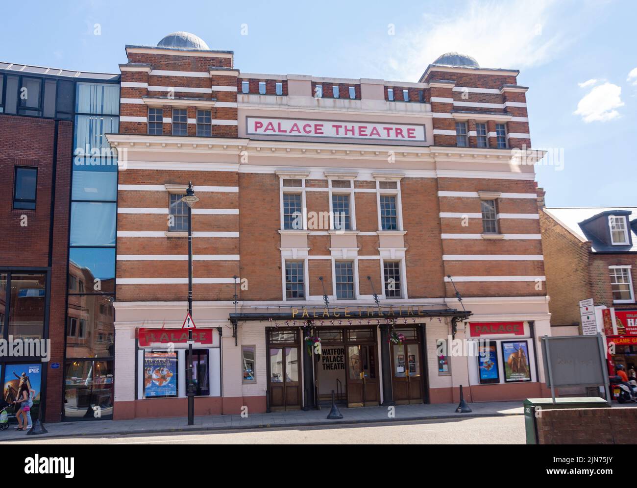 Watford Palace Theatre, Clarendon Road, Watford, Hertfordshire, Inghilterra, Regno Unito Foto Stock