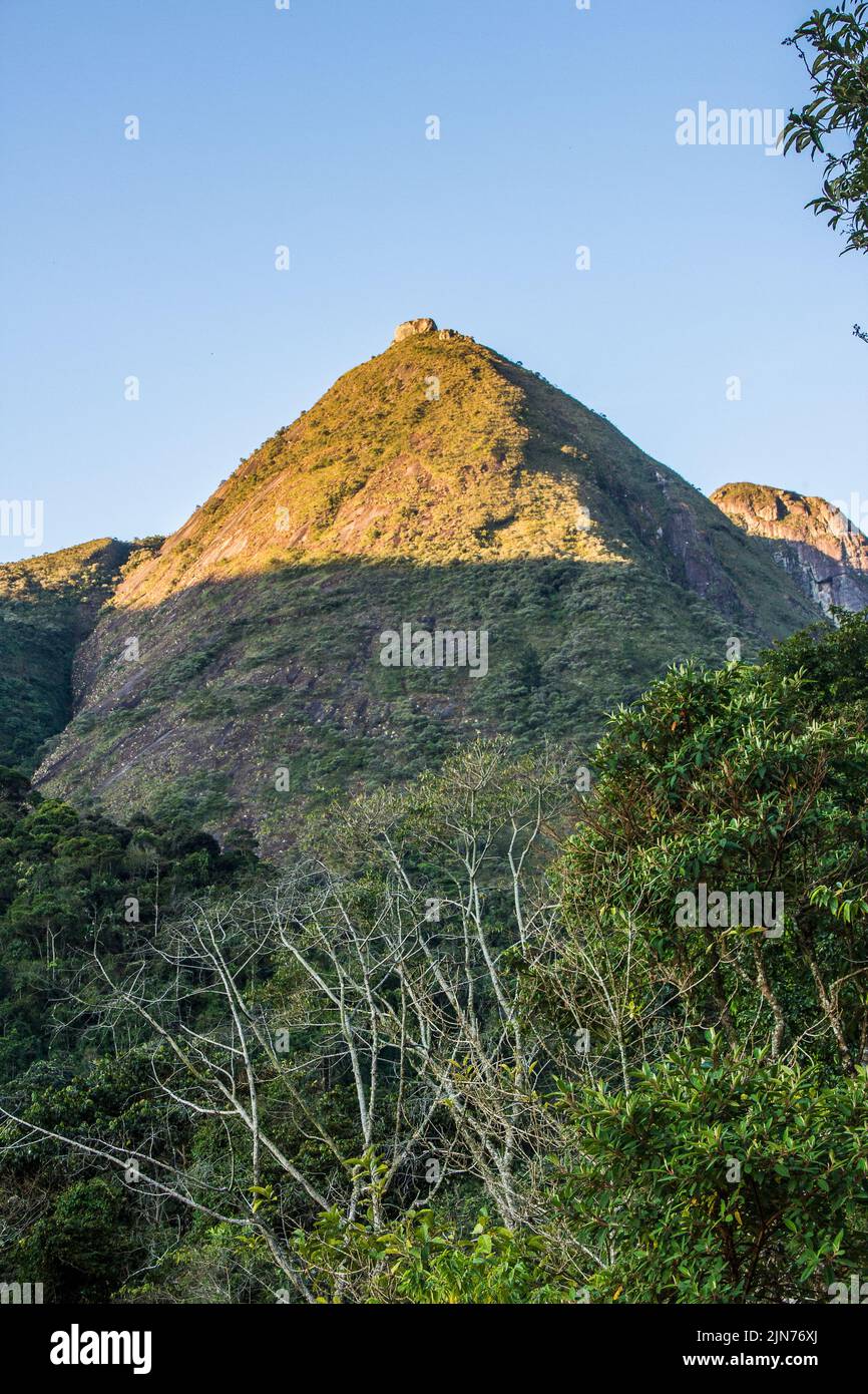 traccia visiva del bosom della donna in teresópolis Foto Stock