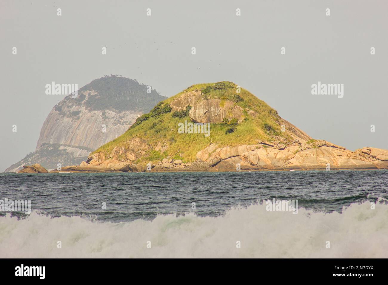 bar sulla spiaggia di Tijuca a rio de janeiro Foto Stock