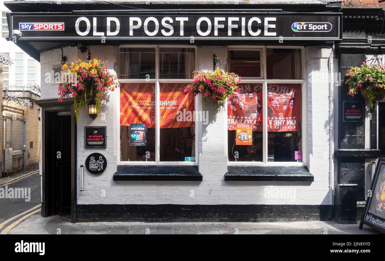 Old Post Office, un pub tradizionale a Liverpool Foto Stock