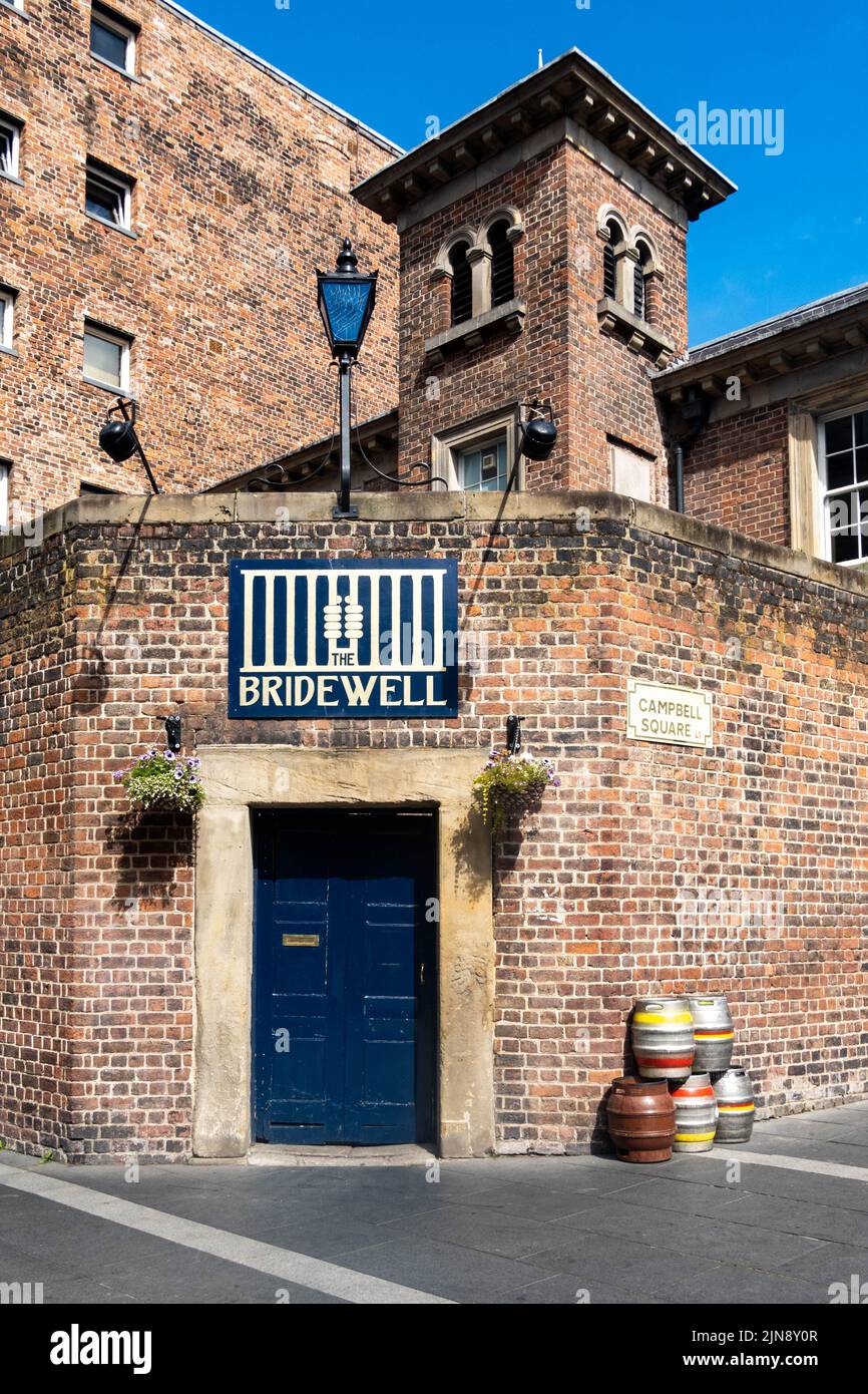Il Bridewell, un pub tradizionale nella zona di Liverpool Ropewalks Foto Stock