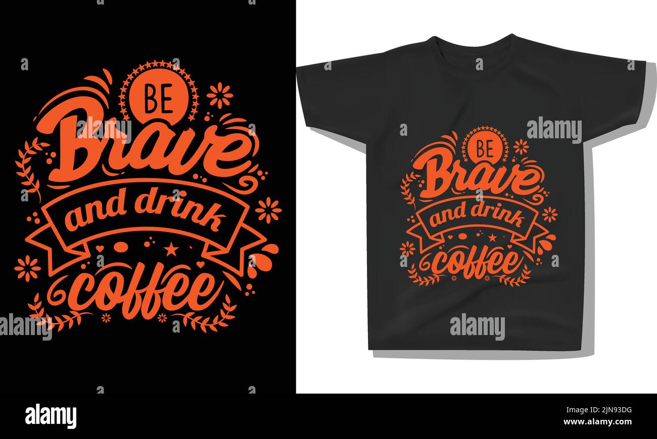 La motivazione del caffè trendy cita la maglietta, le citazioni del caffè che dicono, la scritta del preventivo del caffè, la scritta tipografica il manifesto verticale del modello di disegno, l'abbigliamento Illustrazione Vettoriale