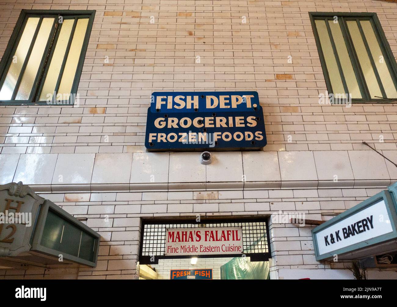 West Side Market il più antico mercato pubblico di Cleveland Foto Stock