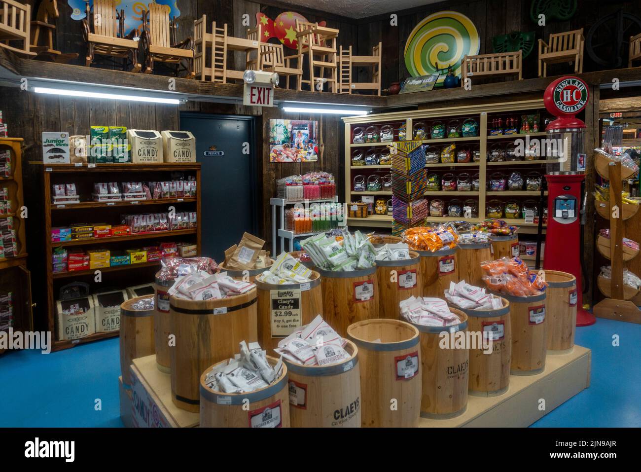 Negozio di ferramenta Lehman a Kidron, Ohio Foto Stock