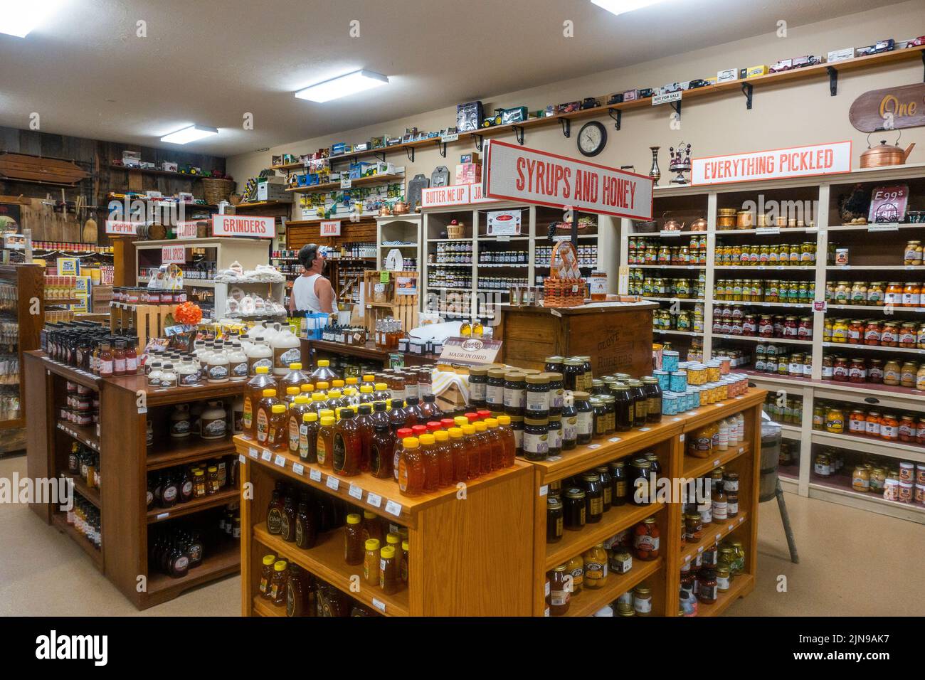 Negozio di ferramenta Lehman a Kidron, Ohio Foto Stock