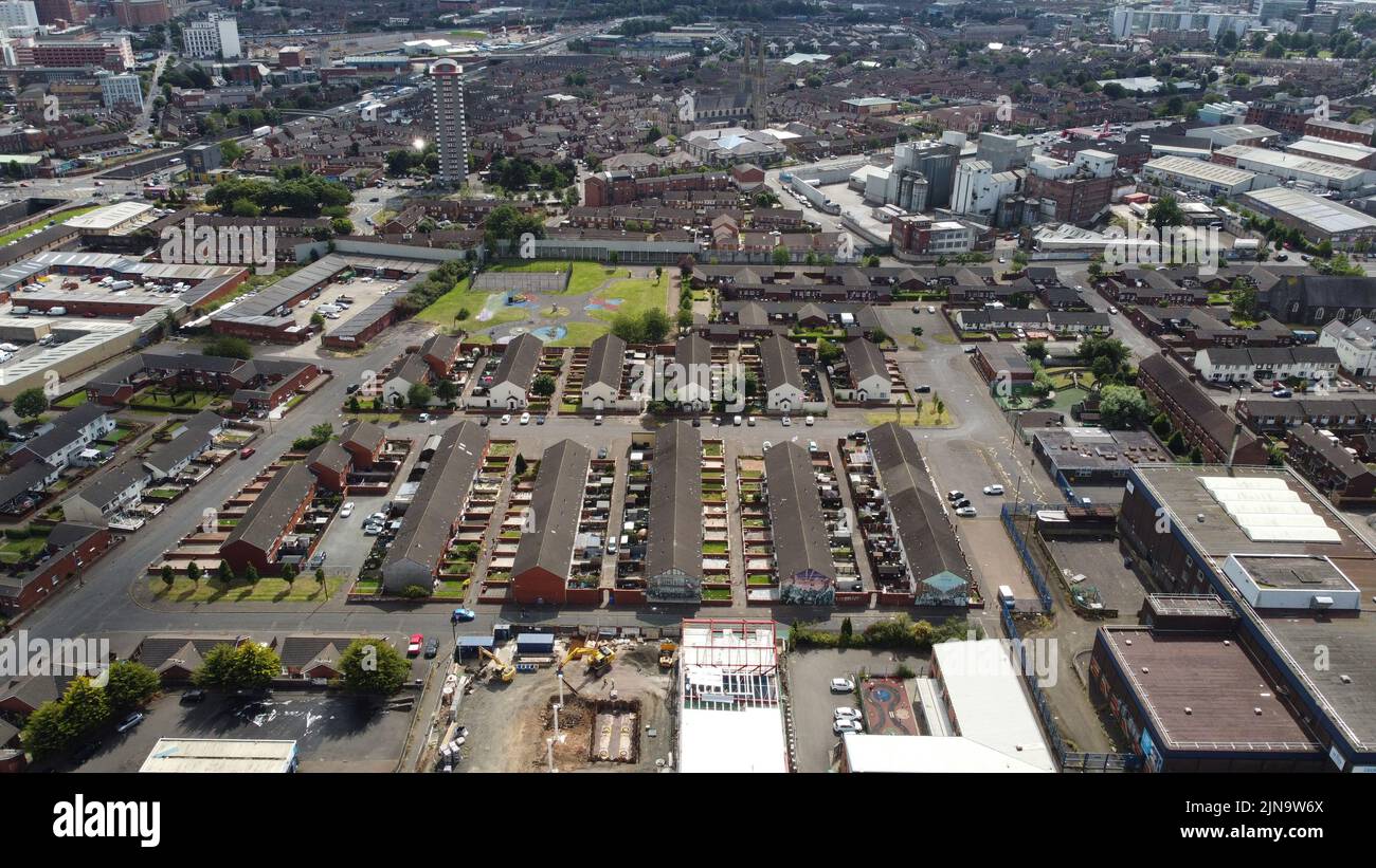 Shankill Road, Belfast, Irlanda del Nord Foto Stock