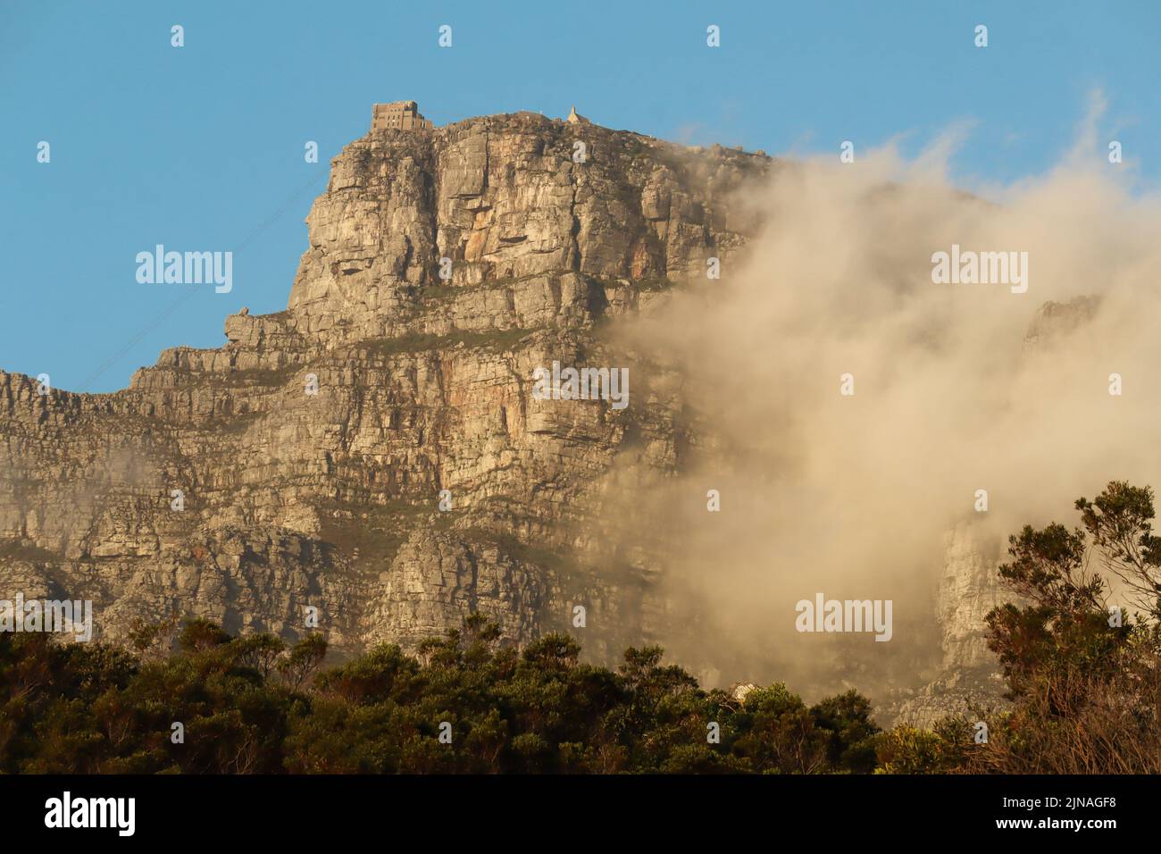Funivia su Table Mountain a Città del Capo Sud Africa Foto Stock