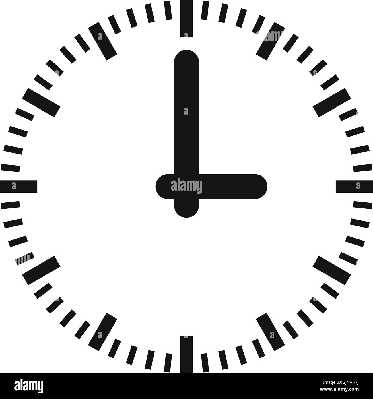 Dieci minuti sull'icona dell'orologio analogico con design piatto e disegno  vettoriale Immagine e Vettoriale - Alamy