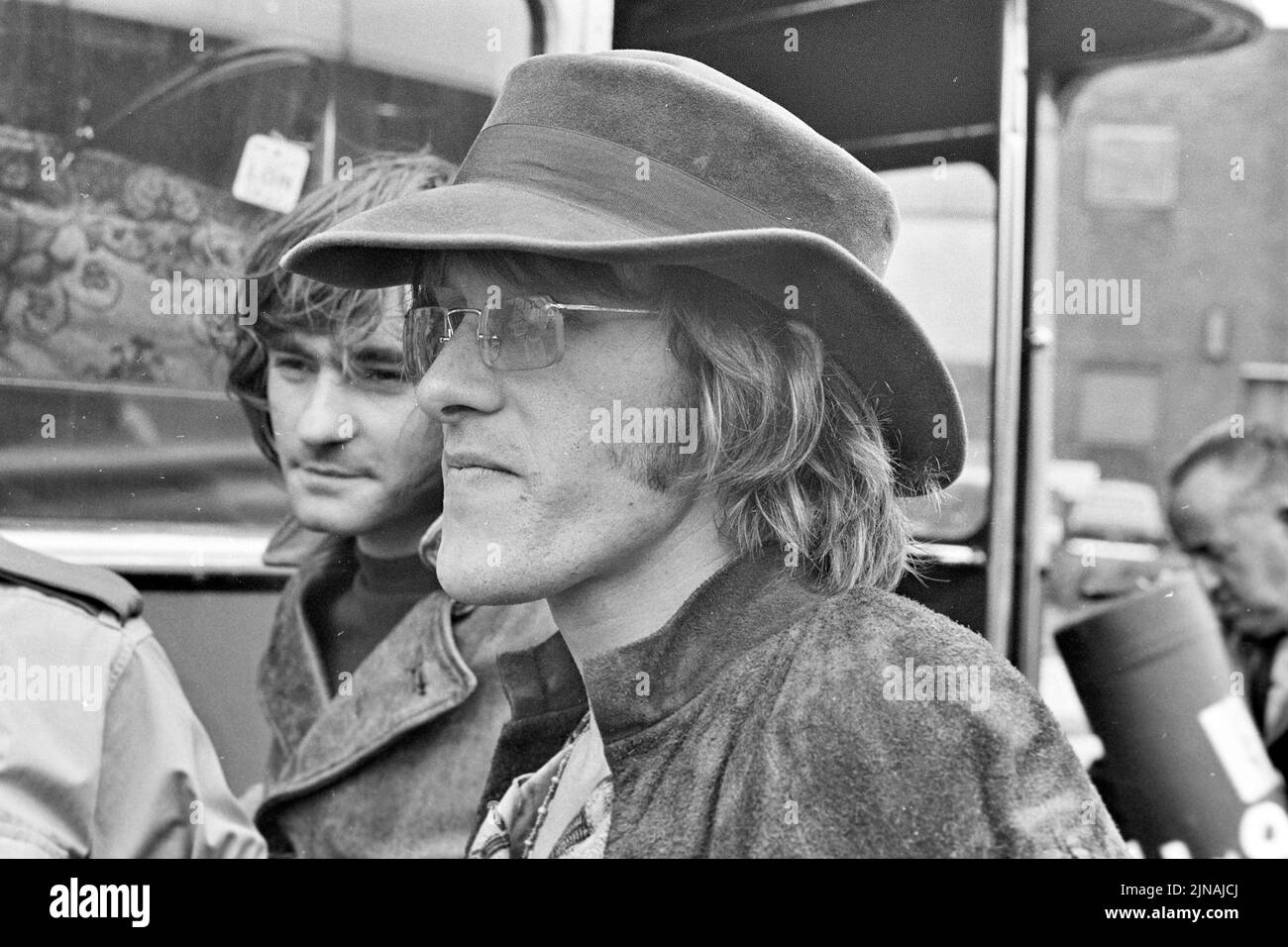JEFFERSON AEROPLANO US rock gruppo durante il loro viaggio al gig malato-fated al festival di Bath nel giugno 1970 Foto Stock
