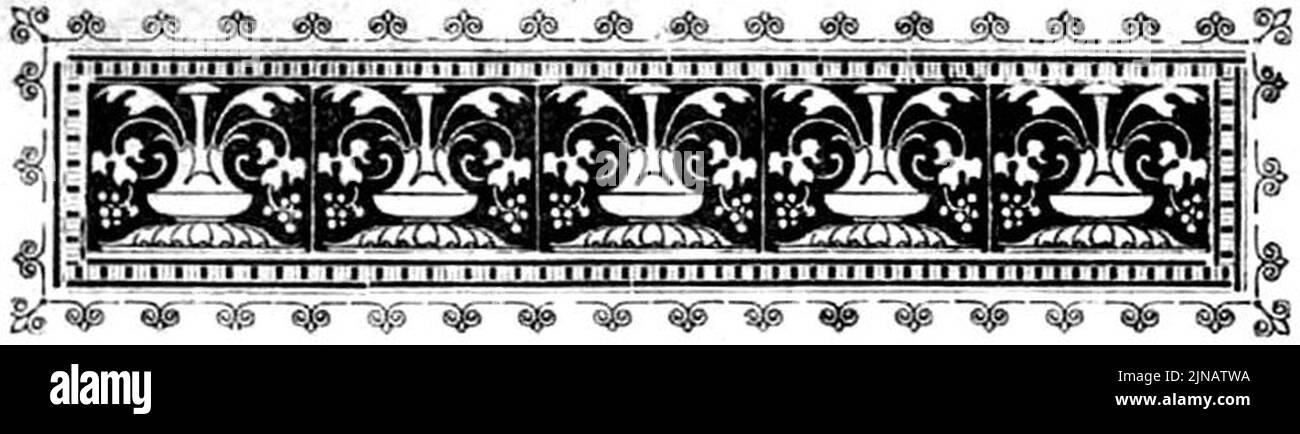 Tortufari - Roveto ardente, Roma, Roux, 1905 (pagina 7 ritaglio) Foto Stock