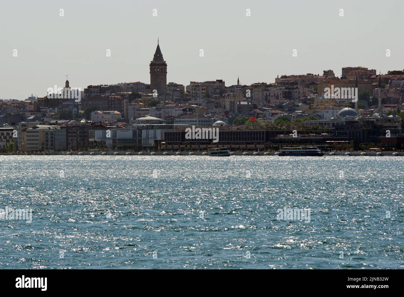 Beyoğlu, Istanbul, Turchia: Panorama Beyoğlu. Beyoğlu è un distretto sul lato europeo di İstanbul Foto Stock