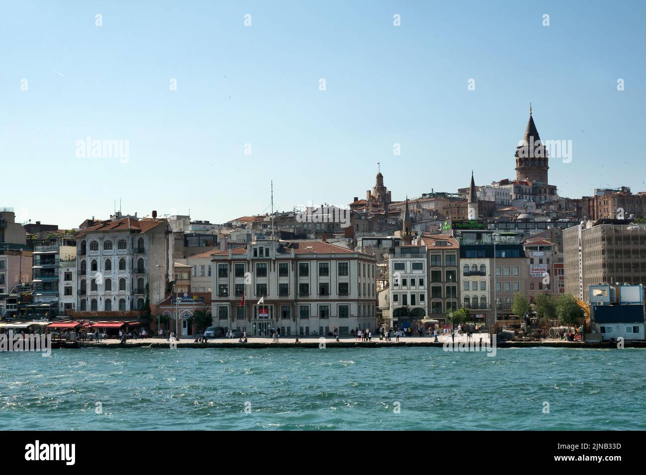 Beyoğlu, Istanbul, Turchia: Panorama Beyoğlu. Beyoğlu è un distretto sul lato europeo di İstanbul Foto Stock