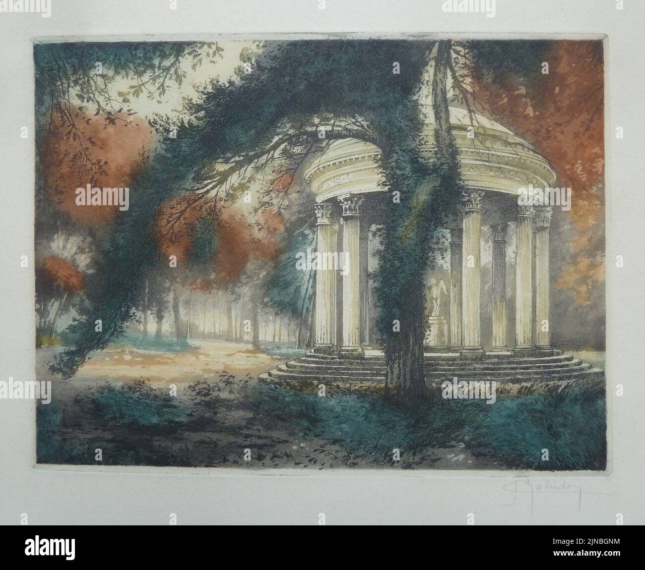 Temple de l'Amour Chabridon Foto Stock