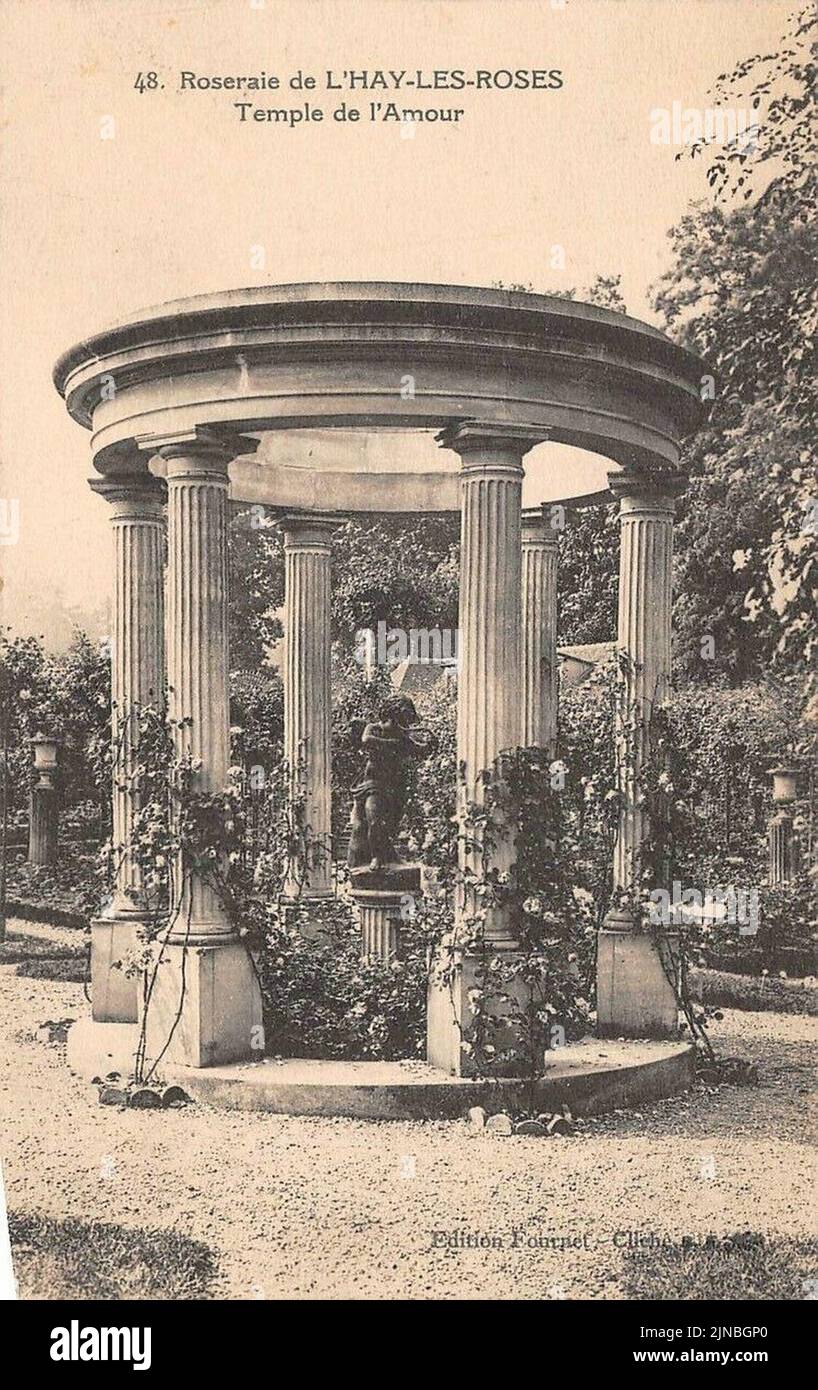 Temple de l'Amour de l'Haÿ-les-Roses Foto Stock