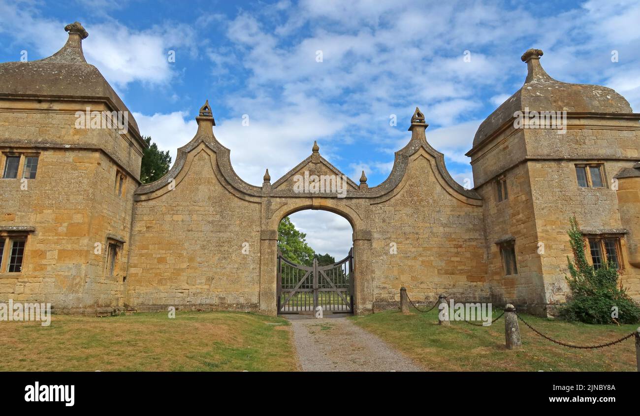 Edifici a Church Street, Chipping Campden, Cotswolds, Gloucestershire, Inghilterra, REGNO UNITO, GL55 6AT Foto Stock