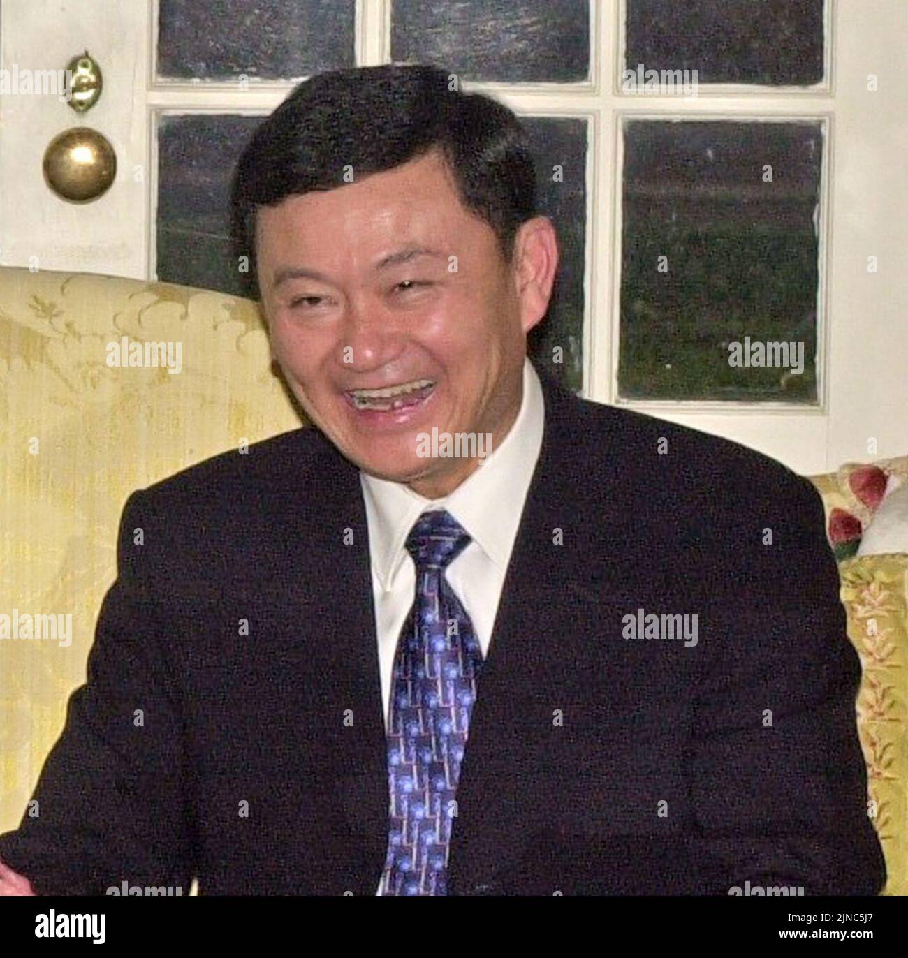 Thaksin Shinawatra (dicembre 2001) Foto Stock