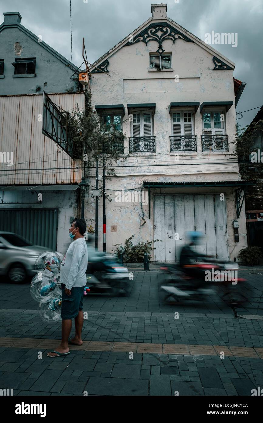 Kota lama o Città Vecchia è senza dubbio la zona più famosa di Semarang City. Uno dei motivi è il fatto che offre tonnellate di buil storico Foto Stock