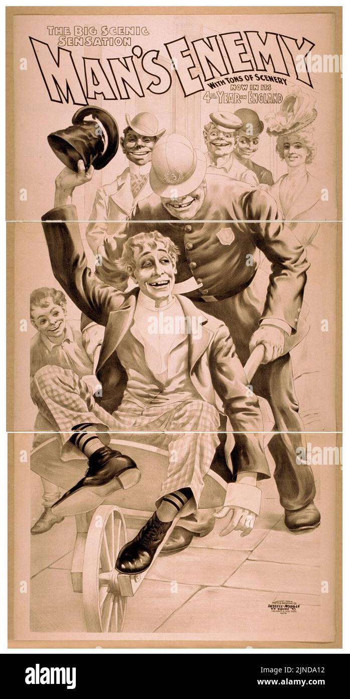 La grande sensazione panoramica, l'uomo nemico con tonnellate di paesaggi - ora in esso è 4th anno in Inghilterra. Foto Stock