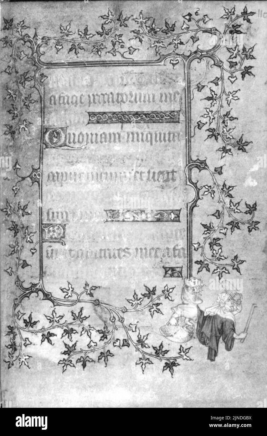 Il libro delle ore di Yolande di FlandersIV Foto Stock