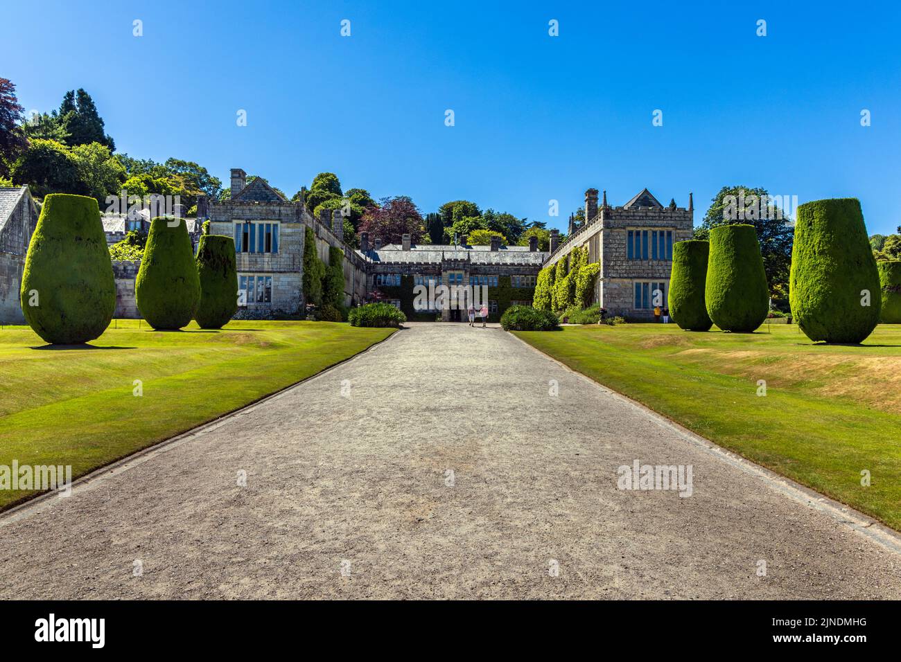 Lanhydrock House and Garden nella Cornovaglia meridionale vicino a Bodmin, Inghilterra Foto Stock