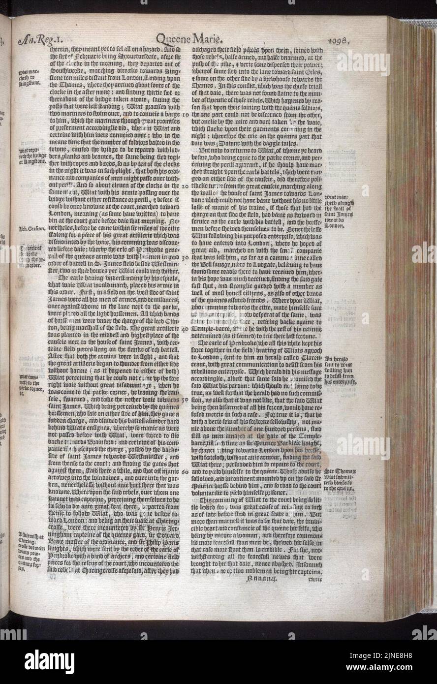 The Chronicles of England, Scotland and Ireland, Holinshed, 1587 - 2336 Foto Stock